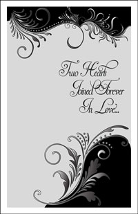 Wedding Program Cover Template 8E - Graphic 5